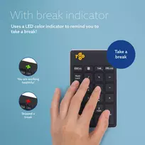 numpad - R-Go Tools R-Go Numpad Break, skaičių klaviatūra, belaidė, Juoda (Black) - 6 nuotrauka