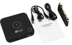 atsarginis maitinimo saltinis power bank - Power Plant Llc Išorinė baterija 24000mAh, PD60W, QC3.0, 2x USB-C, USB-A, belaidis įkrovimas - 2 nuotrauka