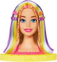 barbes galva - Barbie Deluxe Styling Head HMD78, 26.7 cm - 7 nuotrauka