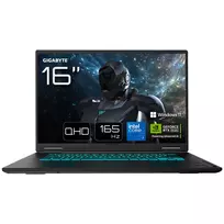 Gigabyte GAMING A16 PRO DHX, Core 7 240H, 32 GB, 1 TB, 16", RTX 5070 Ti, Juodas (Black)