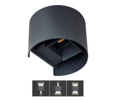 led lauko sviestuvai - KANLUX REKA, IP54, 7 W, 4000 K, 380 lm, grafito sp., cilindro formos - 2 nuotrauka