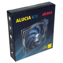 ventiliatorius 120mm - Akasa Alucia SC12 120mm Blue - 2 nuotrauka