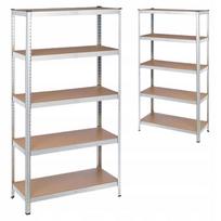 lentynos garazui - Lentyna Regał OR1116, metalinė, 5 lentynos, 180 x 90 x 40 cm, 750 kg - 2 nuotrauka
