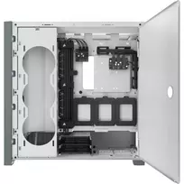 rgb korpuso - Corsair iCUE 5000X RGB TG White (Baltas) - 2 nuotrauka