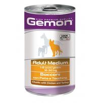 monge konservai - Monge Gemon Chunks Adult Medium Chicken/Turkey 1250g - 2 nuotrauka