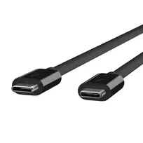 usb c pakrovejas - Belkin Thunderbolt 3 Cable 0.8m Black - 2 nuotrauka