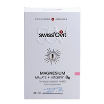 eurovaistine magnis b6 - SWISSOVIT magnis + vitaminas B6, 30 kapsulių - 8 nuotrauka