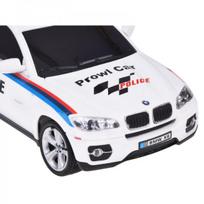 zaislu pultelis - BMW X6 sportinis policijos automobilis RC0660, Balta (White) - 6 nuotrauka