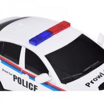 zaislu pultelis - BMW X6 sportinis policijos automobilis RC0660, Balta (White) - 7 nuotrauka