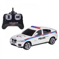 zaislu pultelis - BMW X6 sportinis policijos automobilis RC0660, Balta (White) - 10 nuotrauka