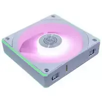 fan 120mm lian li - Lian Li UNI FAN CL FLEX Wireless PWM ARGB Reverse Blade 120mm White 3 vnt. su valdikliu - 5 nuotrauka