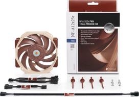 ventiliatorius noctua - Noctua NF-A12x25r PWM 120 mm Brown (ruda) - 4 nuotrauka