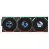lian li lcd reverse fan - Lian Li UNI FAN TL120 LCD FLEX Wireless ARGB Reverse Black (juodas), 3 vnt. - 5 nuotrauka