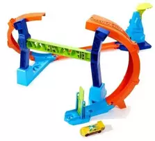 hot wheels garazas - Automobilių trasa Hot Wheels Stunt Corkscrew Jump Champion - 1 nuotrauka