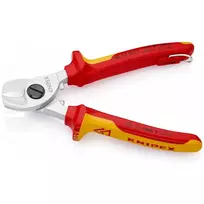kabeliu kirpimo zirkles knipex - KNIPEX 95 16 165 T Kabelių kirpimo žirklės Juoda, Geltona - 5 nuotrauka