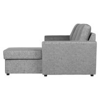 sofa lova home4you - Kampinė sofa-lova Home4You INGA, pilka (Grey) - 9 nuotrauka