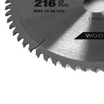 pjovimo diskas - SPECIALIST+ pjovimo diskas TCT 216x60T x30/20 mm - 2 nuotrauka