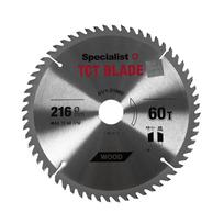 pjovimo diskas - SPECIALIST+ pjovimo diskas TCT 216x60T x30/20 mm - 3 nuotrauka