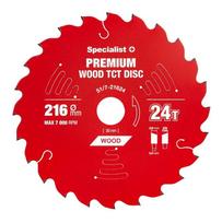 pjovimo diskas - SPECIALIST+ Pjovimo diskas 216x24T x 30 mm, Wood PREMIUM - 3 nuotrauka
