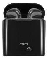 streetz true wireless - Ausinės STREETZ True Wireless, Bluetooth 5, juodos  / TWS-0007 - 5 nuotrauka