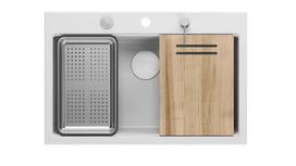 quadro - Quadron Marc Workstation, granitas, 76 cm x 50 cm x 23.5 cm - 8 nuotrauka
