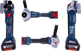 bosch 18v 5 0ah - Kampinis šlifuoklis FI 125 18V-LI 2x5.0Ah GWS Bosch - 7 nuotrauka