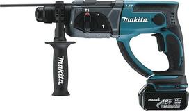 makita perforatoriai - Akum. perforatorius Makita DHR202RFJ; 2,0 J; SDS-plus; 18 V; 2x3,0 Ah akum. - 2 nuotrauka