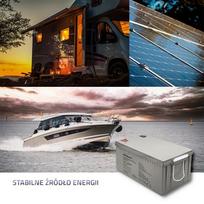 agm 200ah - Qoltec 53069 AGM akumuliatorius | 12V | 200Ah | maks. 3000A - 7 nuotrauka