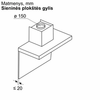 gartraukis bosch - Bosch Serie 4 DWB95CC60 sieninis gartraukis Juodas (Black) - 4 nuotrauka