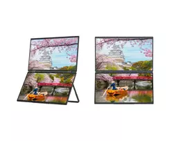 monitorius 20 - JAPANNEXT JN-DMD-IPS156F 15.6", IPS, FHD, Dual-monitoris - 2 nuotrauka