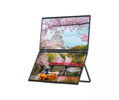 monitorius 20 - JAPANNEXT JN-DMD-IPS156F 15.6", IPS, FHD, Dual-monitoris - 3 nuotrauka