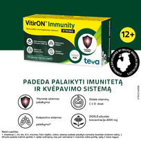 maisto papildai imunitetui -  VITIRON IMMUNITY STRONG, 30 kapsulių - 3 nuotrauka