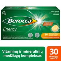 komplekss - Berocca Energy šnypščiosios tabletės N30 - 5 nuotrauka