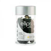 tepami vitaminai plaukams - ELLIPS SILKY BLACK PRO KERATIN, 6 vnt. - 2 nuotrauka