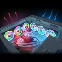 rgb ventiliatoriai - Thermaltake SWAFAN EX14 RGB 140 mm Case Fan CL-F144-PL14SW-A - 6 nuotrauka