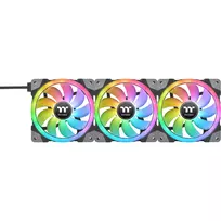 rgb korpuso - Thermaltake SWAFAN EX12 RGB 120 mm Black 3 vnt. - 5 nuotrauka