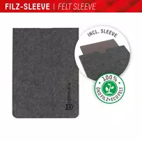 ekrano plevele 15 - Universal Privacy Safe Glass 15,6", 16:9 By Displex Transparent - 5 nuotrauka