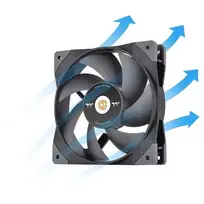 pc fans - Thermaltake SWAFAN GT12 PC Cooling Fan TT Premium Edition 120mm Black - 6 nuotrauka
