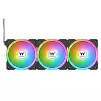 pc fans - Thermaltake SWAFAN EX14 ARGB Sync 140 mm Juodas (Black) 3 ventiliatorių paketas - 6 nuotrauka
