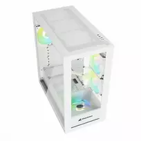 rgb korpuso - Kompiuterio korpusas Sharkoon Rebel C60, balta - 2 nuotrauka