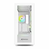 rgb korpuso - Kompiuterio korpusas Sharkoon Rebel C60, balta - 3 nuotrauka