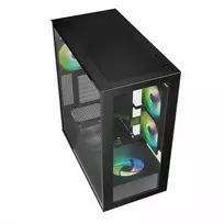 rgb korpuso - Kompiuterio korpusas Sharkoon Rebel C60, juoda - 2 nuotrauka