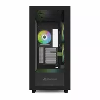 rgb korpuso - Kompiuterio korpusas Sharkoon Rebel C60, juoda - 3 nuotrauka