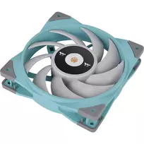 case fans 120mm - Thermaltake TOUGHFAN 12 Turquoise 120mm Case Fan - 4 nuotrauka