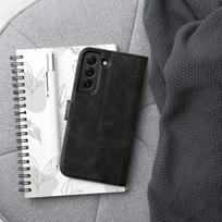 galaxy s22 ultra deklai - TENDER Book Dėklas Samsung Galaxy S22 Ultra Juodas (Black) - 11 nuotrauka