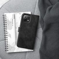 xiaomi redmi note 11 deklas - Forcell TENDER Book Dėklas skirtas Xiaomi Redmi Note 11 Pro / 11 Pro 5G - Juodas (Black) - 10 nuotrauka