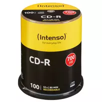 kita - Intenso CD-R 52x 700MB 100pcs. Cake Box 1001626 - 2 nuotrauka