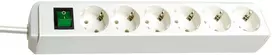 brennenstuhl eco line - Brennenstuhl Eco-Line 6 lizdai 3 m Baltas (White) - 3 nuotrauka