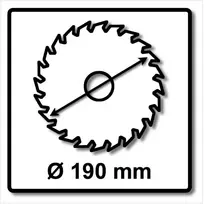 pjovimo diskas 190 - Pjovimo diskas Bosch Expert for Wood 2608644049; 190x30 mm; Z48 - 2 nuotrauka