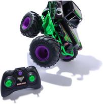 zaislai monster - MONSTER JAM RC visureigis Smash & Bash Grave Digger, 1:15, žalia/juoda - 2 nuotrauka